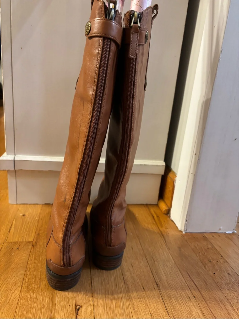 Sam Edelman Women’s Tall Riding Boots in Brown - Classic Leather 8 M